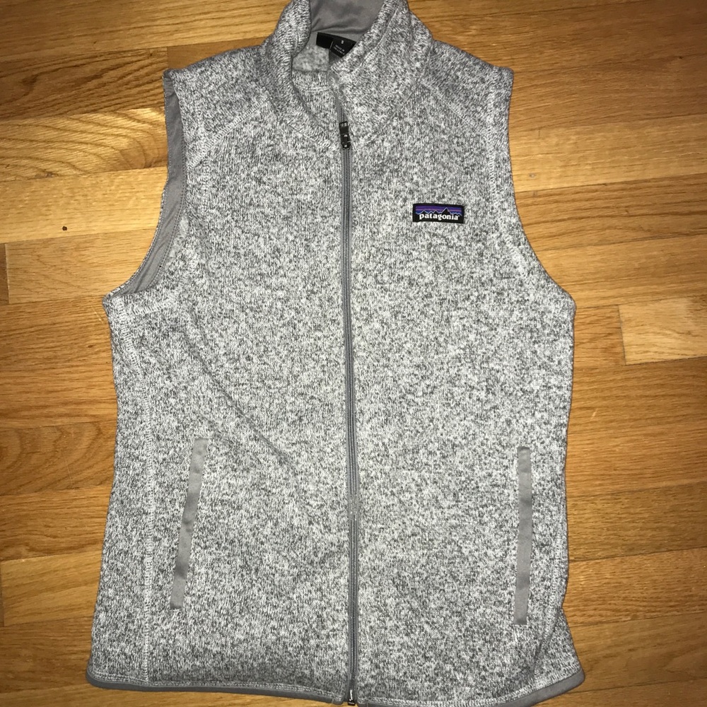 Brand New Heathered Grey Fleece Patagonia Vest